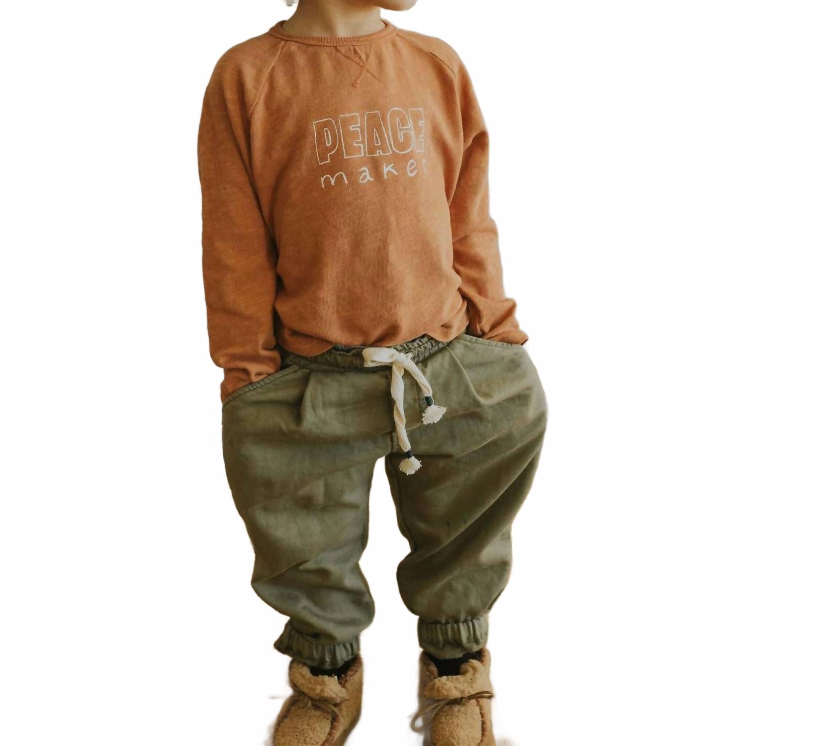 Детские чинос зеленые хаки Búho
Детские чинос зеленые хаки Búho