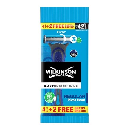 Wilkinson Sword Бритва Wilkinson Extra3 Essentials, 6 предметов
Wilkinson Sword Бритва Wilkinson Extra3 Essentials, 6 предметов