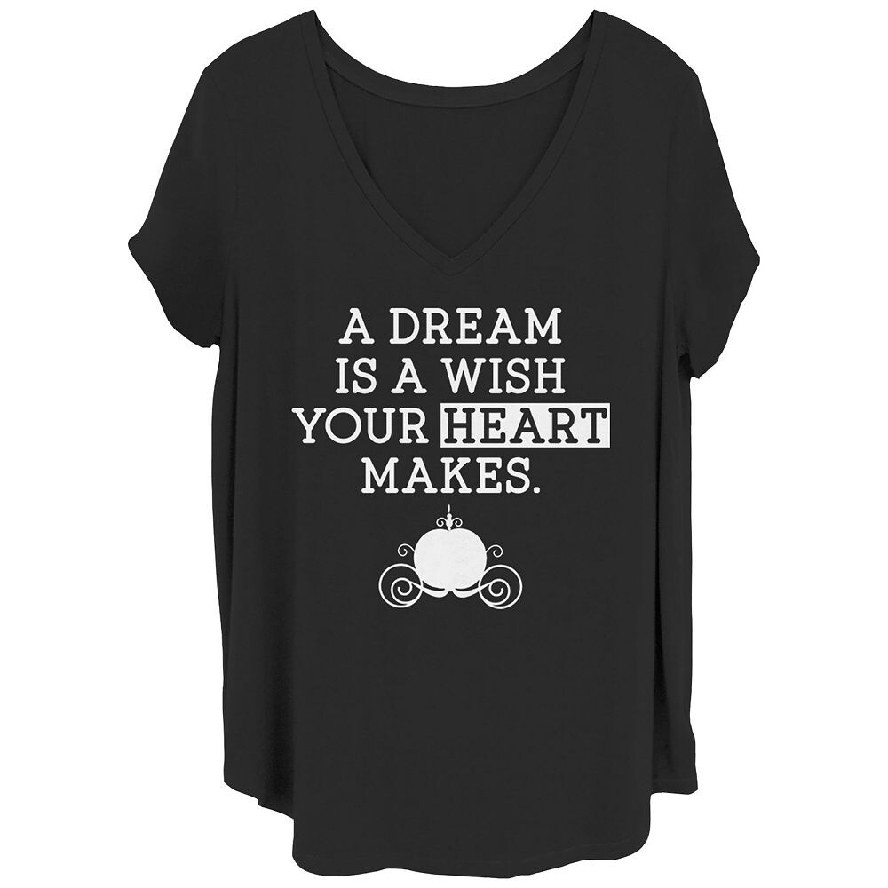 Детская футболка больших размеров с силуэтом кареты Disney's Cinderella A Dream Is A Wish Licensed Character, черный
Детская футболка больших размеров с силуэтом кареты Disney's Cinderella A Dream Is A Wish Licensed Character, черный