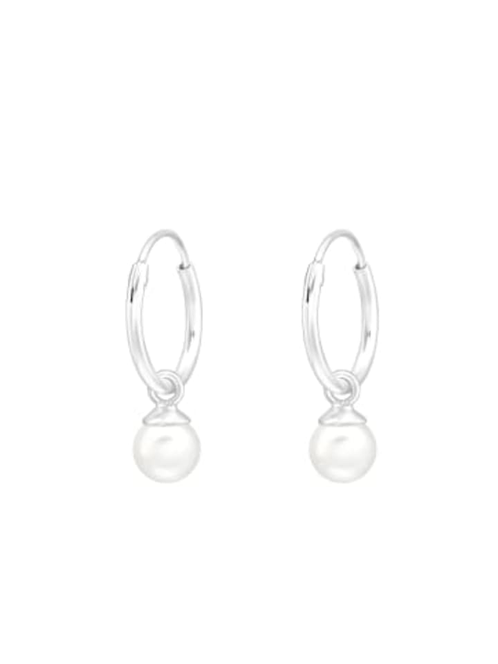 Alexander York Серьги-кольца с подвеской в виде жемчужины из серебра 925 пробы, комплект из двух сережек
Alexander York Серьги-кольца с подвеской в виде жемчужины из серебра 925 пробы, комплект из двух сережек