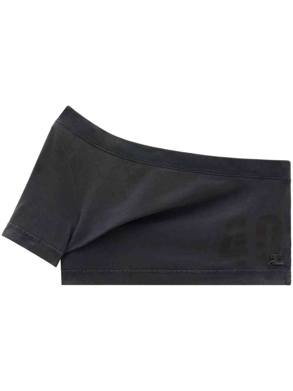 Укороченный топ Tuba асимметричного кроя Courrèges, серый
Укороченный топ Tuba асимметричного кроя Courrèges, серый