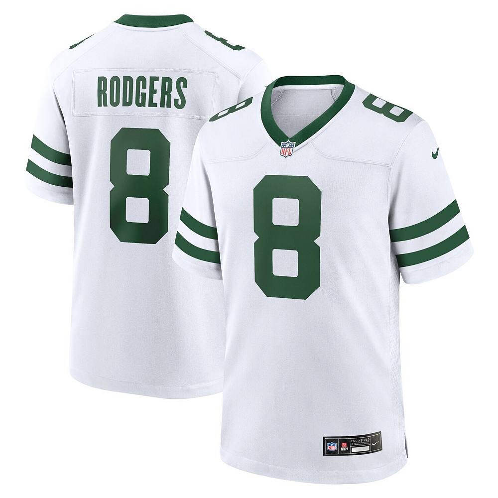 Молодежная игровая майка Nike Aaron Rodgers White New York Jets, цвет Jet White
Молодежная игровая майка Nike Aaron Rodgers White New York Jets, цвет Jet White