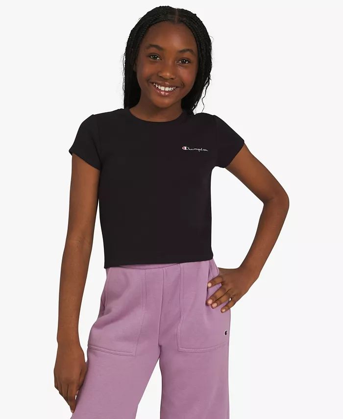 Футболка с коротким рукавом для девочек 7-16 лет Champion, черный
Футболка с коротким рукавом для девочек 7-16 лет Champion, черный