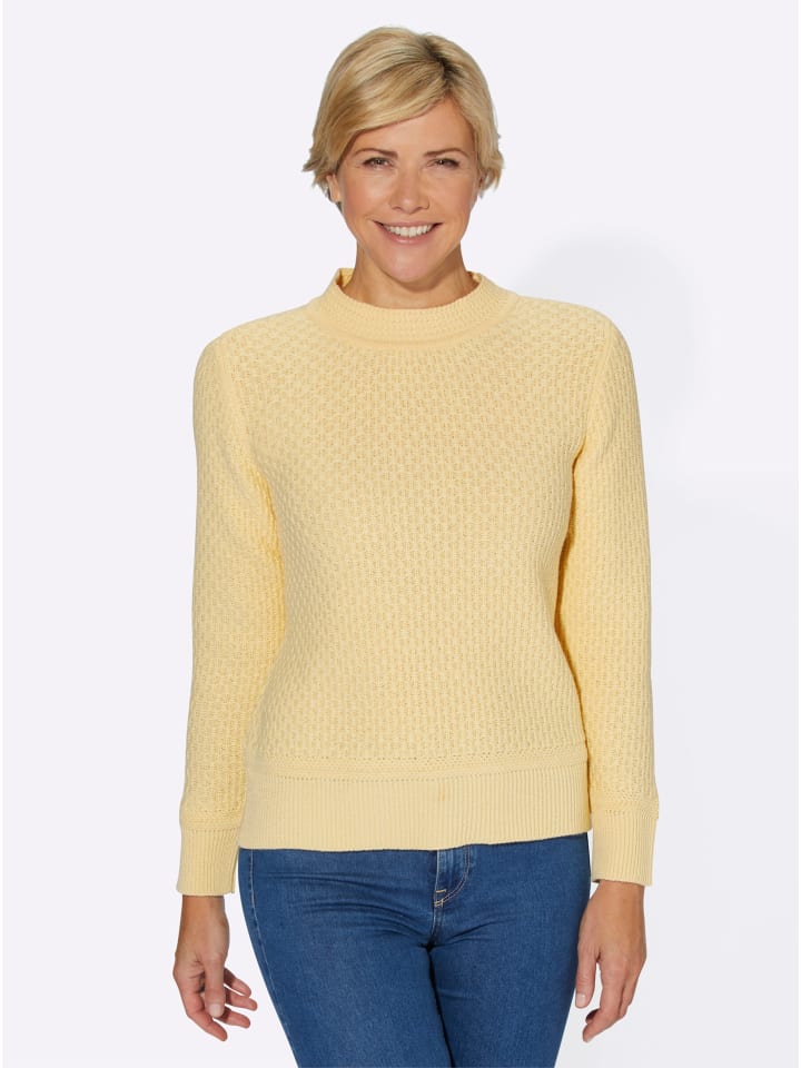 Свитер с воротником-стойкой в цвете ванили WITT WEIDEN
Свитер с воротником-стойкой в цвете ванили WITT WEIDEN