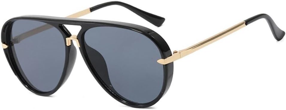 Модные солнцезащитные очки с двойной перемычкой овальной формы для женщин и мужчин, роскошная металлическая оправа, винтажные солнцезащитные очки с защитой от УФ-излучения UV400 TKKTLLT, Golden Black
Модные солнцезащитные очки с двойной перемычкой овальной формы для женщин и мужчин, роскошная металлическая оправа, винтажные солнцезащитные очки с защитой от УФ-излучения UV400 TKKTLLT, Golden Black