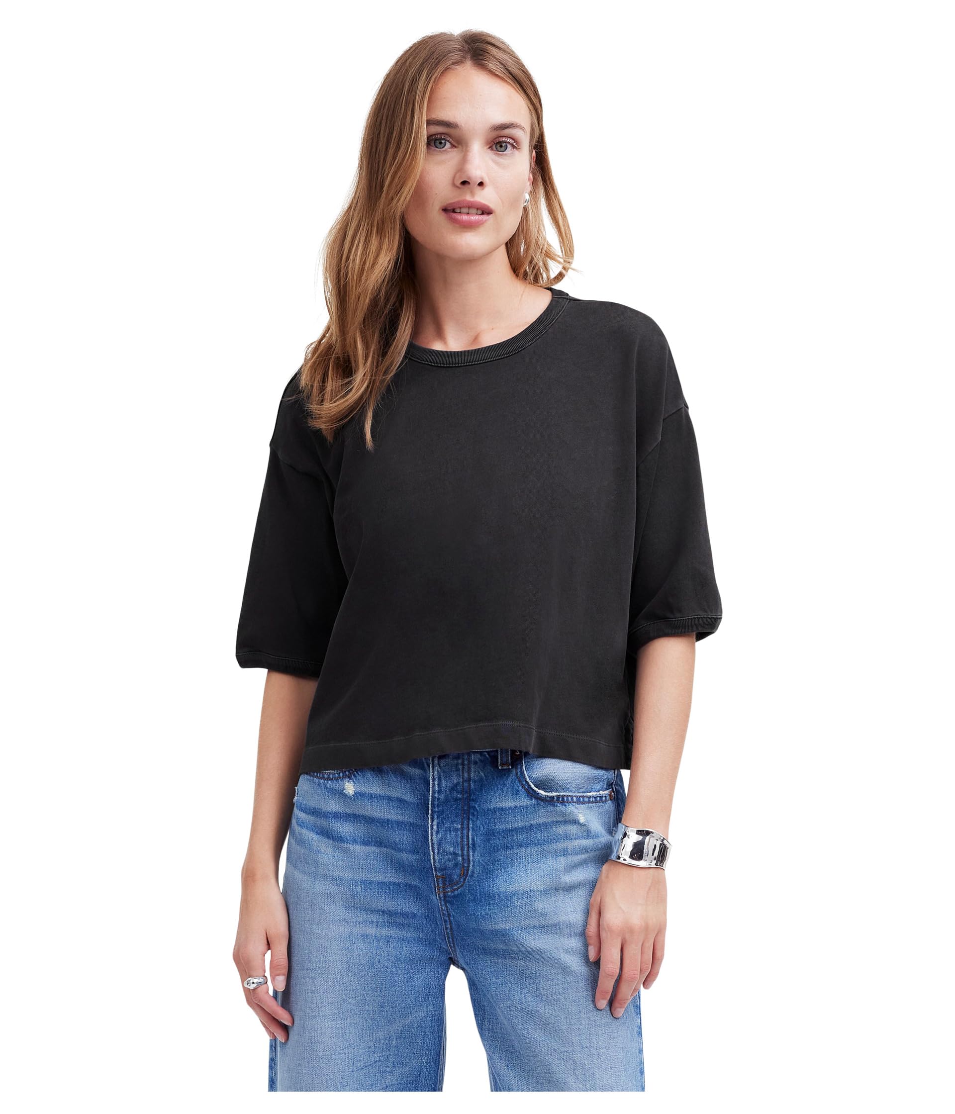 Футболка Madewell Esther Side Slit Tee, Black Coal
Футболка Madewell Esther Side Slit Tee, Black Coal