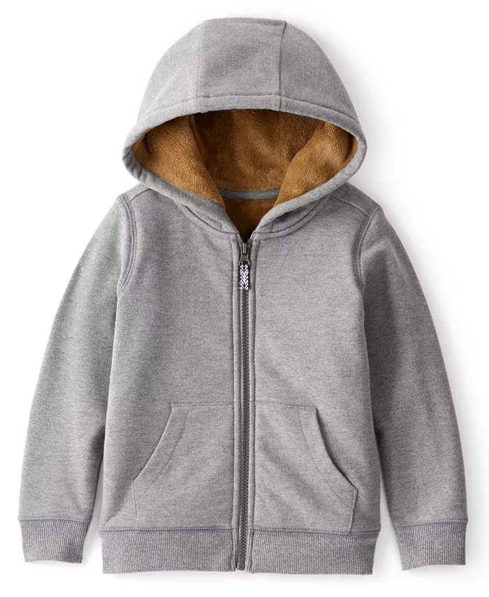 Мальчиковый худи с длинным рукавом на молнии Carter'S, серый
Мальчиковый худи с длинным рукавом на молнии Carter'S, серый