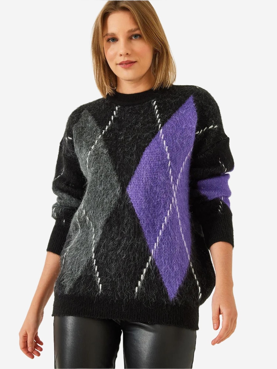 Большой свитер Bianco Lucci, черный
Большой свитер Bianco Lucci, черный