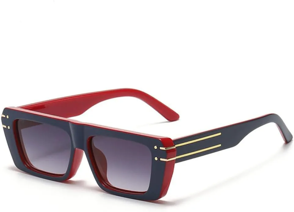 MUTYNE Роскошные солнцезащитные очки в полоску для женщин, винтажные, маленькие, квадратные, с заклепками, мужские, прямоугольные, черные, UV400, Blue Red
MUTYNE Роскошные солнцезащитные очки в полоску для женщин, винтажные, маленькие, квадратные, с заклепками, мужские, прямоугольные, черные, UV400, Blue Red