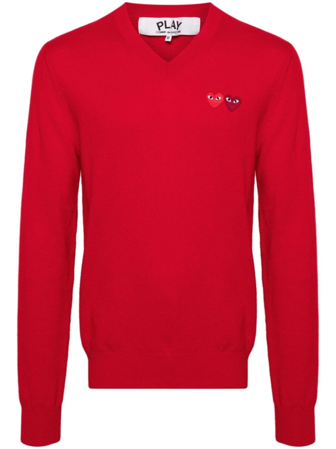 Шерстяной джемпер с нашивкой Comme Des Garçons Play, красный
Шерстяной джемпер с нашивкой Comme Des Garçons Play, красный
