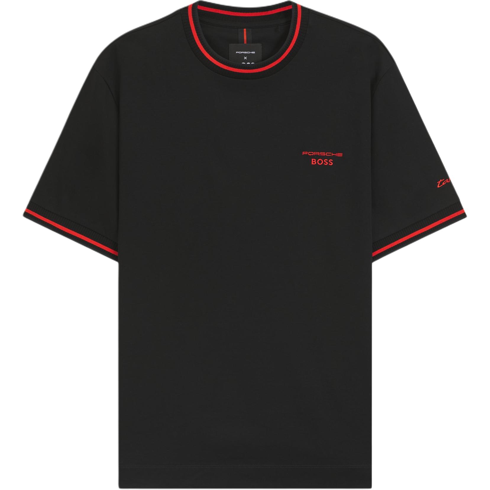 Футболка Boss X Porsche с контрастной отделкой HUGO BOSS, черный
Футболка Boss X Porsche с контрастной отделкой HUGO BOSS, черный