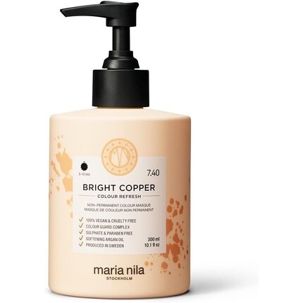Маска для волос Color Refresh Bright Copper, 300 мл, Maria Nila
Маска для волос Color Refresh Bright Copper, 300 мл, Maria Nila