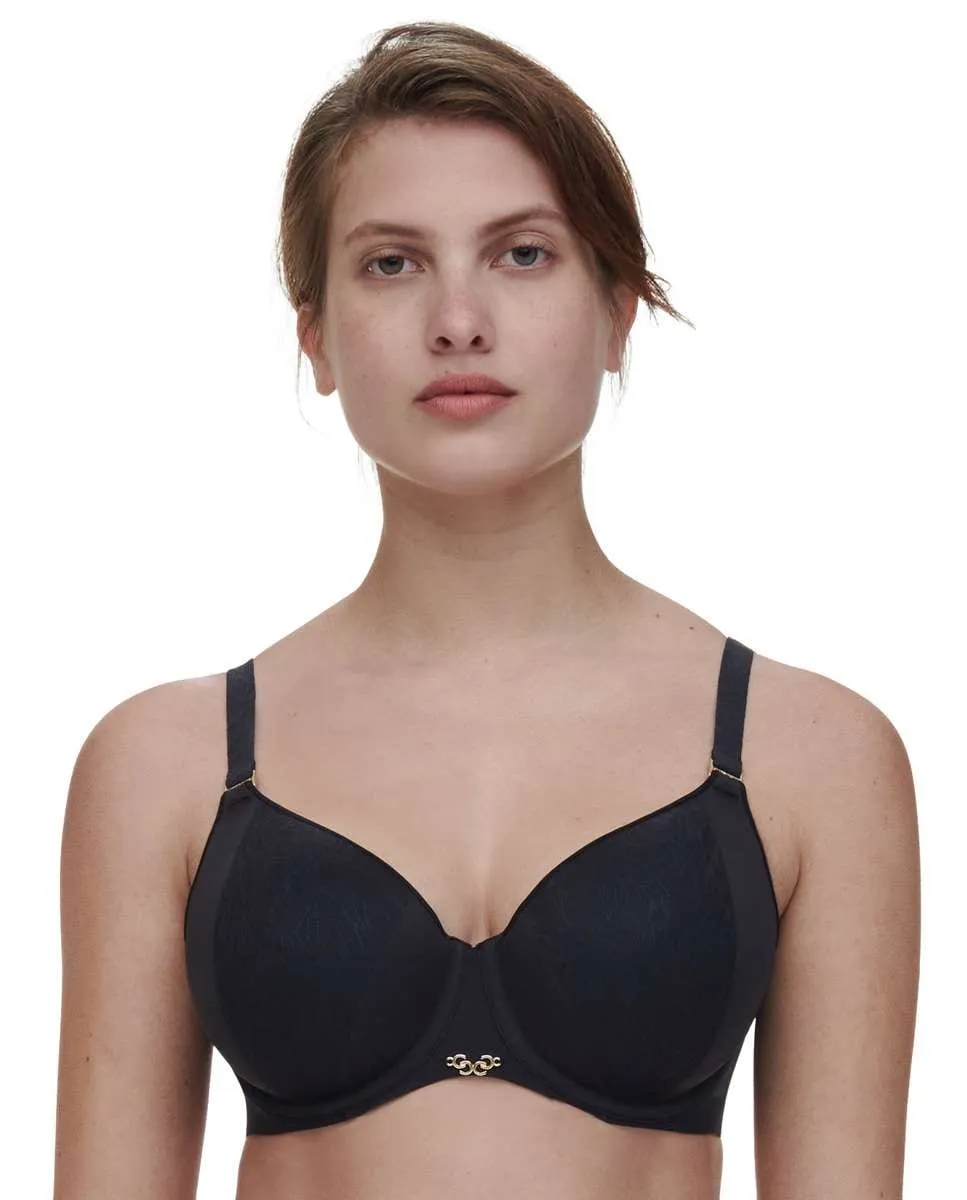 Бюстгальтер-спейсер на косточках с подушечками и кружевом с эффектом второй кожи Линия Pure Lace Chantelle, черный
Бюстгальтер-спейсер на косточках с подушечками и кружевом с эффектом второй кожи Линия Pure Lace Chantelle, черный