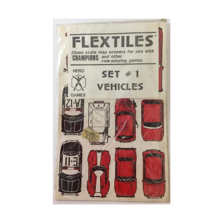 Гибкие плитки — набор №1 «Транспортные средства», Hero System & Champions (2nd Edition)
Гибкие плитки — набор №1 «Транспортные средства», Hero System & Champions (2nd Edition)