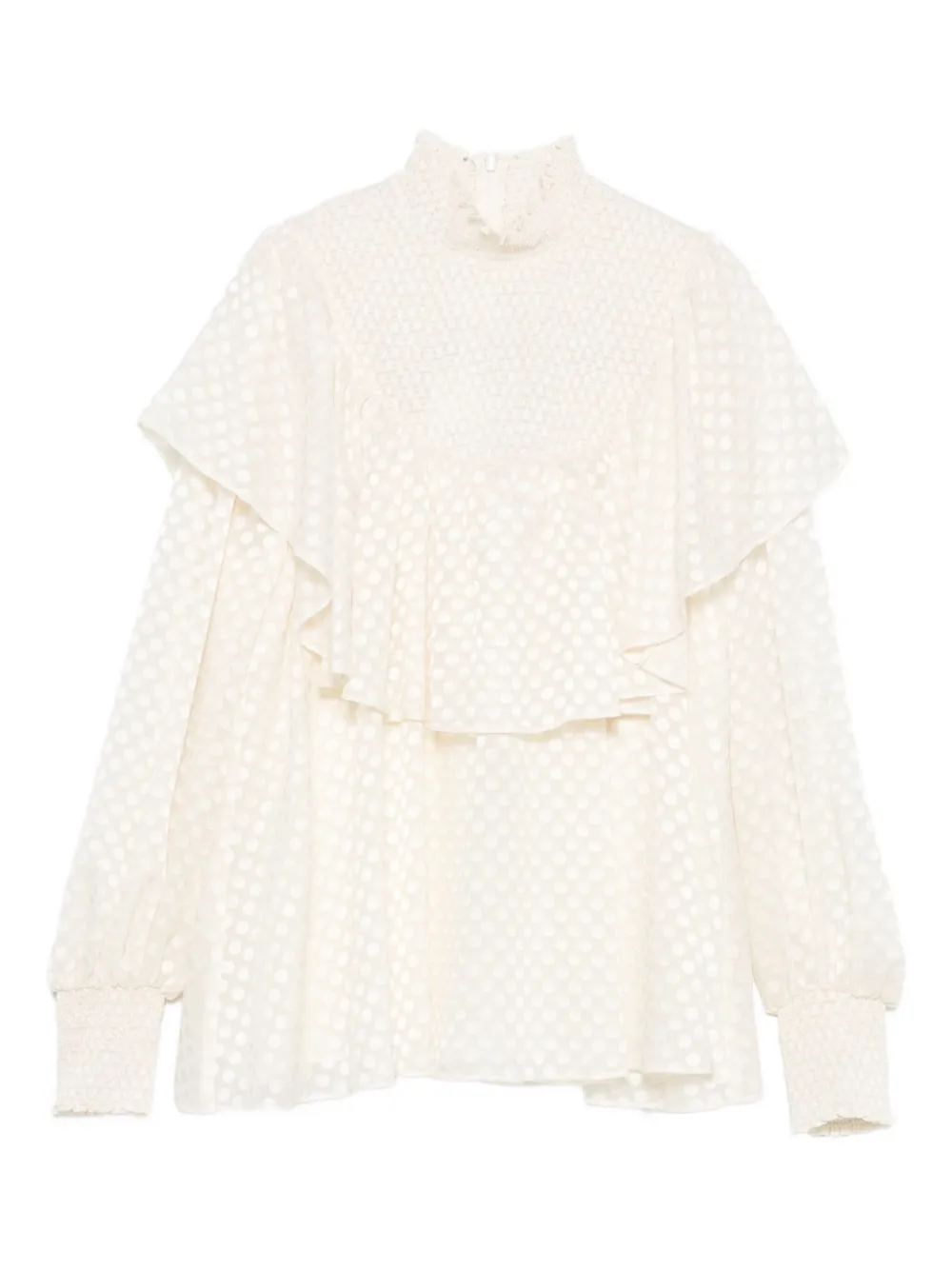 Блузка с горошком Akris Punto, бежевый
Блузка с горошком Akris Punto, бежевый