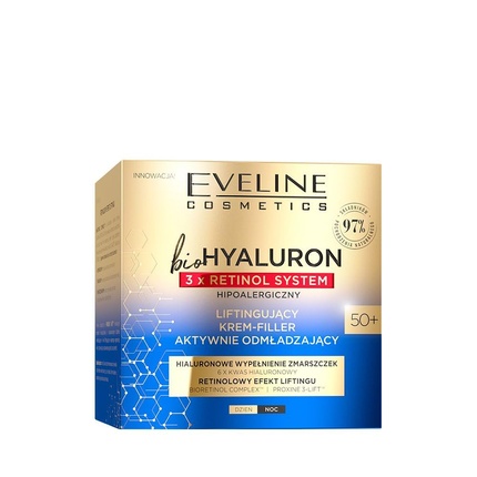 Антивозрастной крем Biohyaluron 3x Retinol System Eveline Cosmetics
Антивозрастной крем Biohyaluron 3x Retinol System Eveline Cosmetics