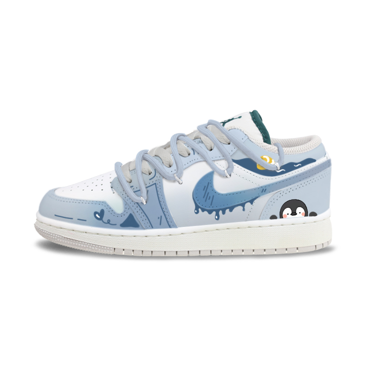 Air 1 Glacier Dream Leather Slip Resistant Abrasion Resistant низкие детские баскетбольные кроссовки Jordan, светло-синий
Air 1 Glacier Dream Leather Slip Resistant Abrasion Resistant низкие детские баскетбольные кроссовки Jordan, светло-синий