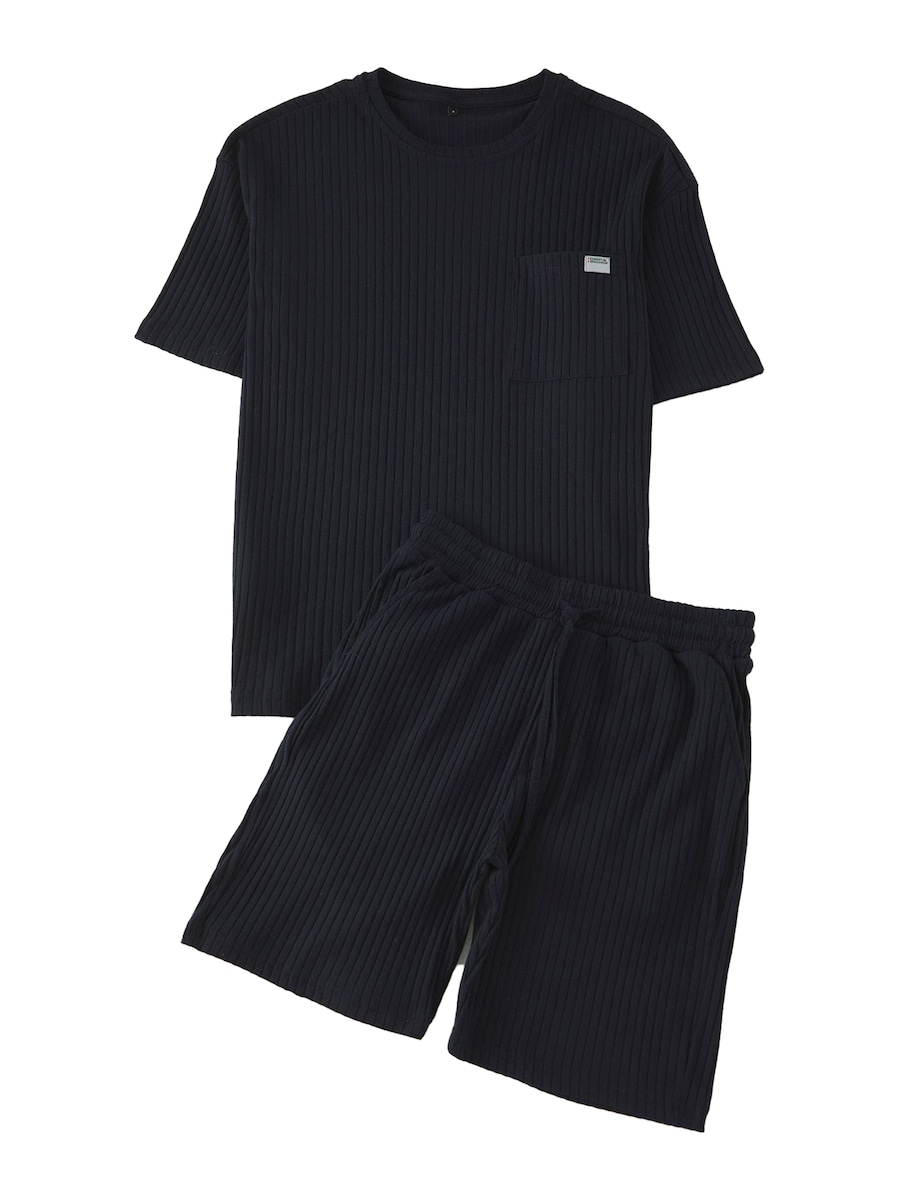 Короткая пижама Trendyol, темно-синий
Короткая пижама Trendyol, темно-синий