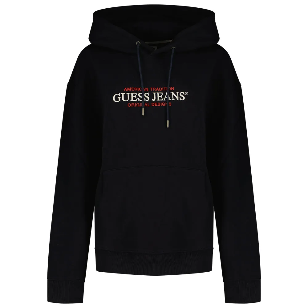 Худи Guess Jeans Gj Reg America Trad, черный 
Худи Guess Jeans Gj Reg America Trad, черный