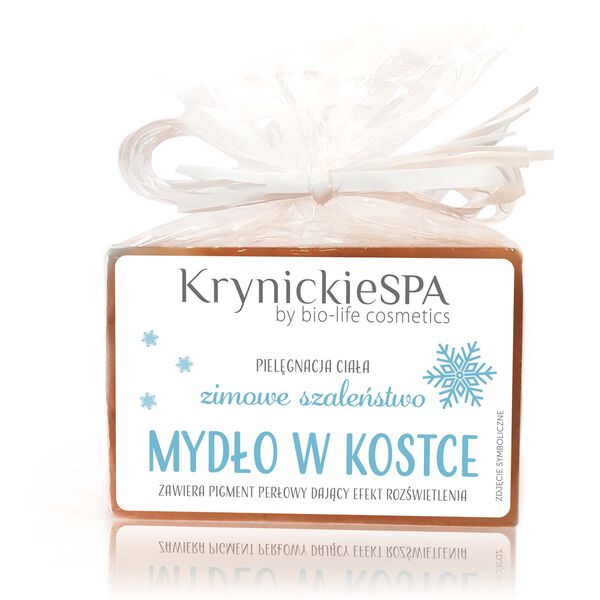 Кусковое мыло с перламутровым пигментом, 100 г Krynickie Spa Zimowe szaleństwo
Кусковое мыло с перламутровым пигментом, 100 г Krynickie Spa Zimowe szaleństwo