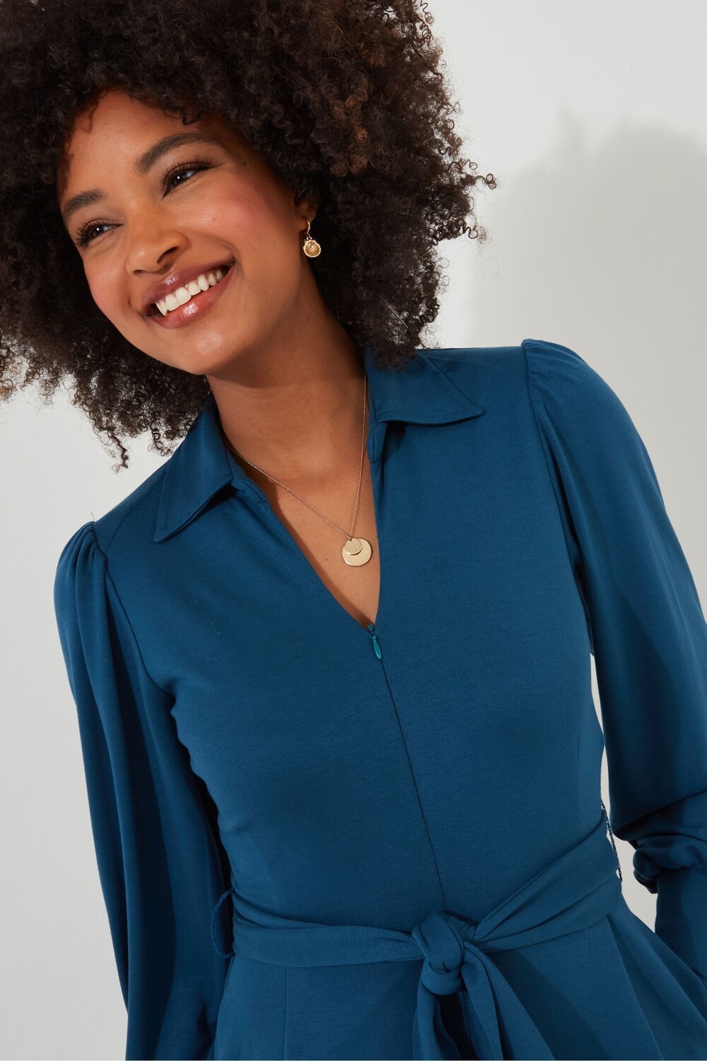 Трикотажный комбинезон прямого кроя с воротником стойкой и молнией спереди Joe Browns, синий
Трикотажный комбинезон прямого кроя с воротником стойкой и молнией спереди Joe Browns, синий