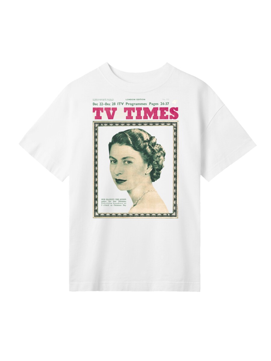 Рубашка оверсайз F4NT4STIC TV Times Queen Elizabeth II 1957 Cover, белый
Рубашка оверсайз F4NT4STIC TV Times Queen Elizabeth II 1957 Cover, белый