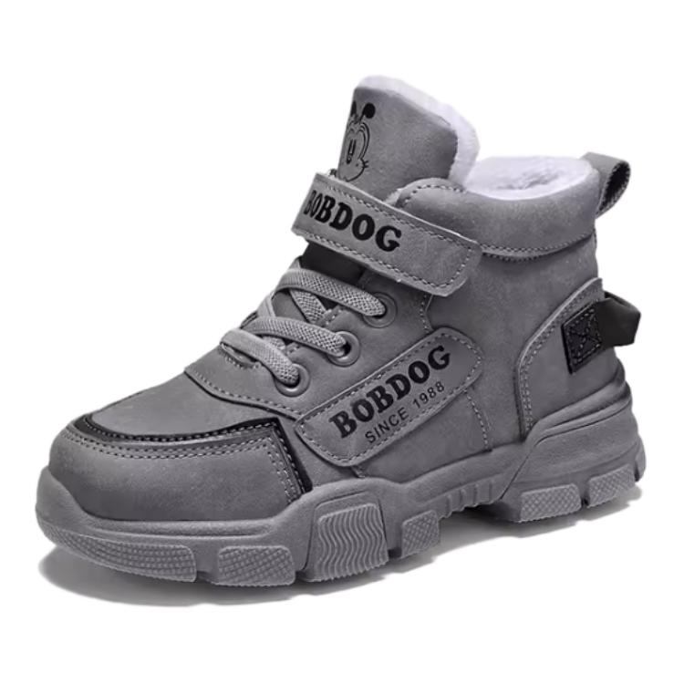 Детские теплые износостойкие ботинки с мягкой подкладкой BOBDOG, серый
Детские теплые износостойкие ботинки с мягкой подкладкой BOBDOG, серый