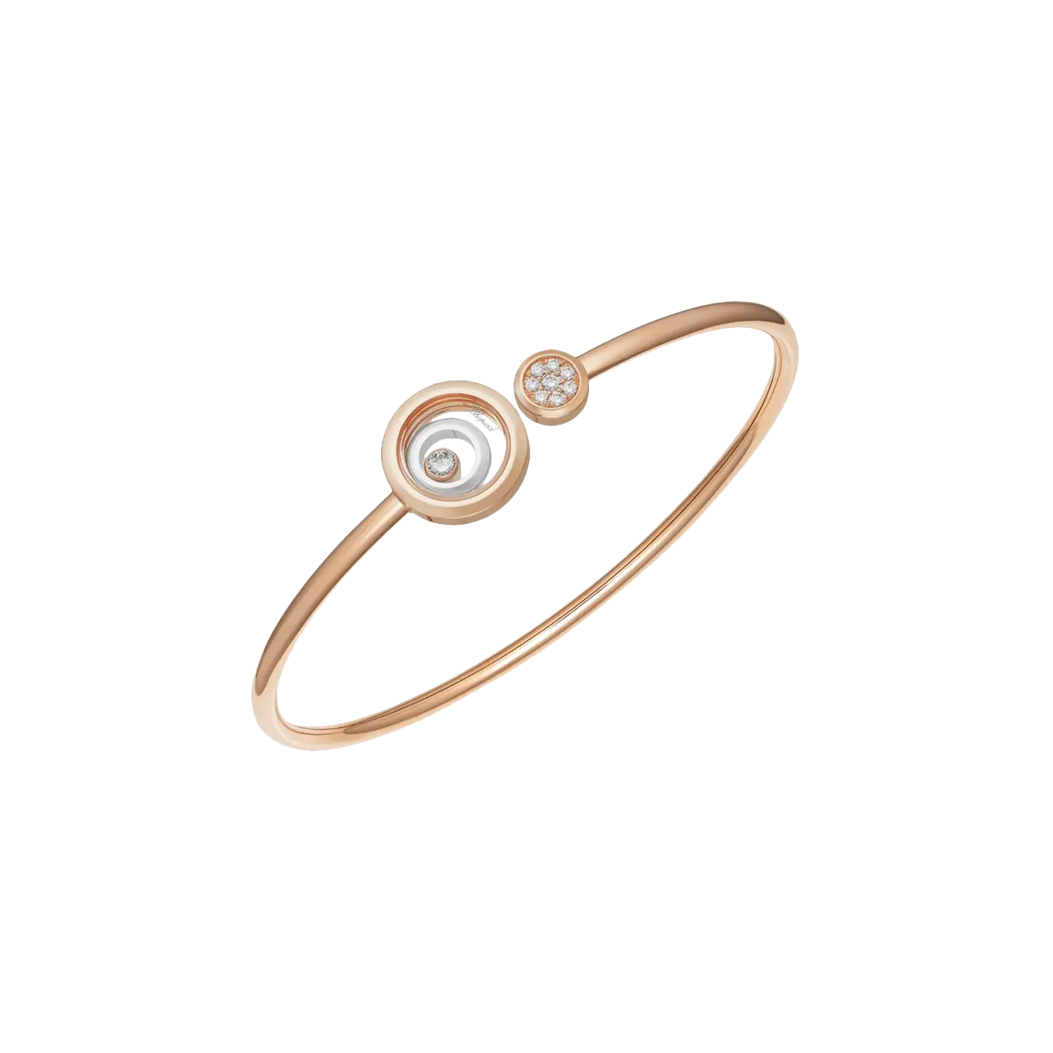 Браслет Chopard Happy spirit из розового и белого золота с бриллиантами
Браслет Chopard Happy spirit из розового и белого золота с бриллиантами