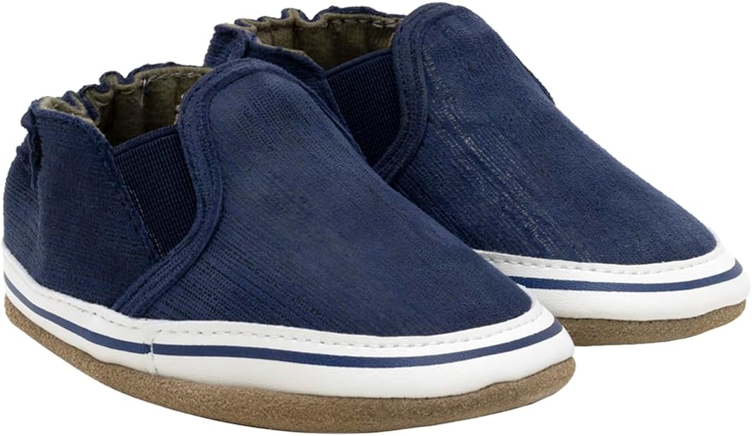 Пинетки Robeez для мальчиков и мягкие обувь с противоскользящей подошвой для кроватки, тапочки-мокасины для младенцев и малышей, 0-24 месяца, Leather Liam Basic Indigo
Пинетки Robeez для мальчиков и мягкие обувь с противоскользящей подошвой для кроватки, тапочки-мокасины для младенцев и малышей, 0-24 месяца, Leather Liam Basic Indigo