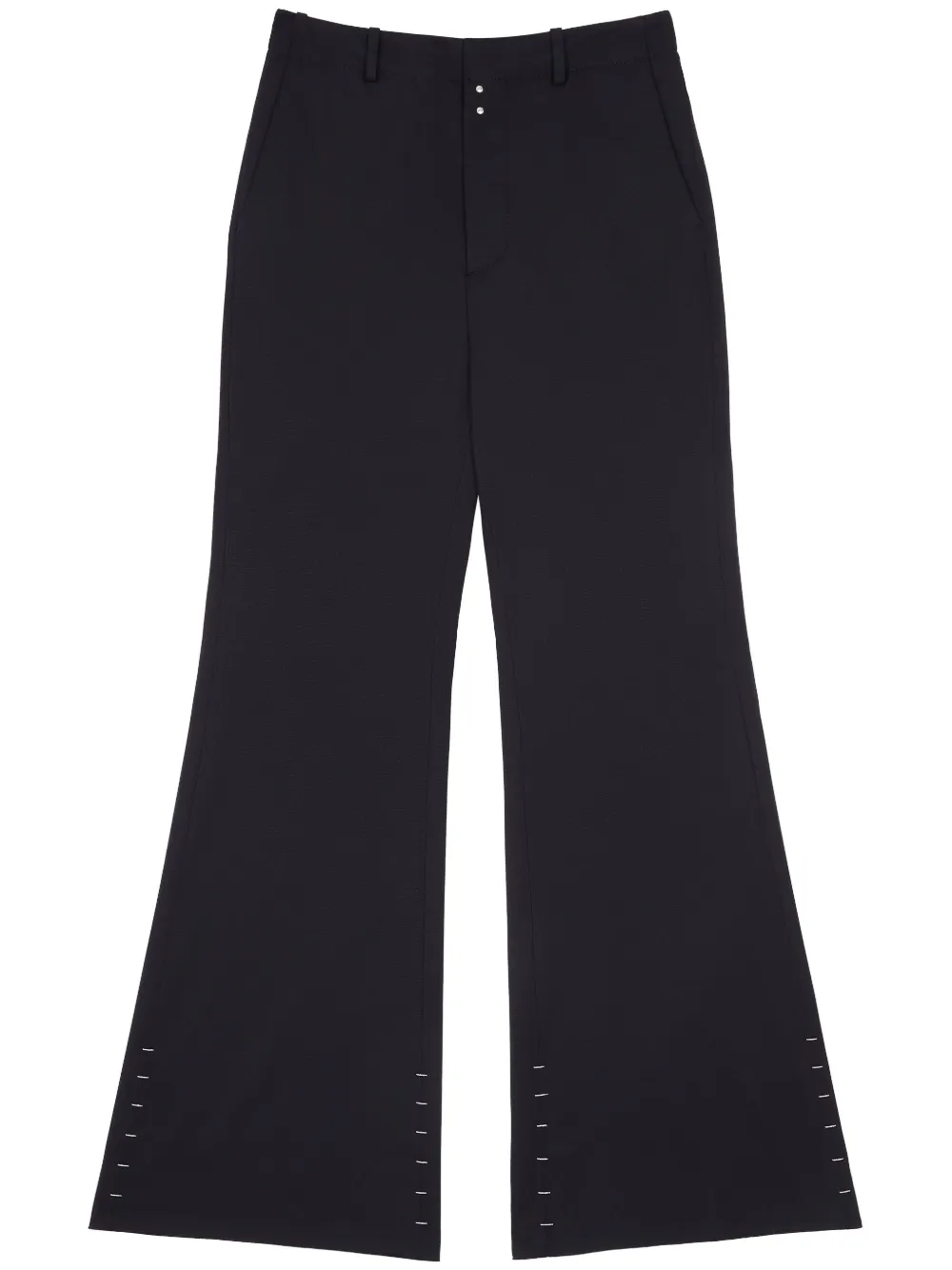 Расклешенные брюки с завышенной талией MM6 Maison Margiela, черный
Расклешенные брюки с завышенной талией MM6 Maison Margiela, черный