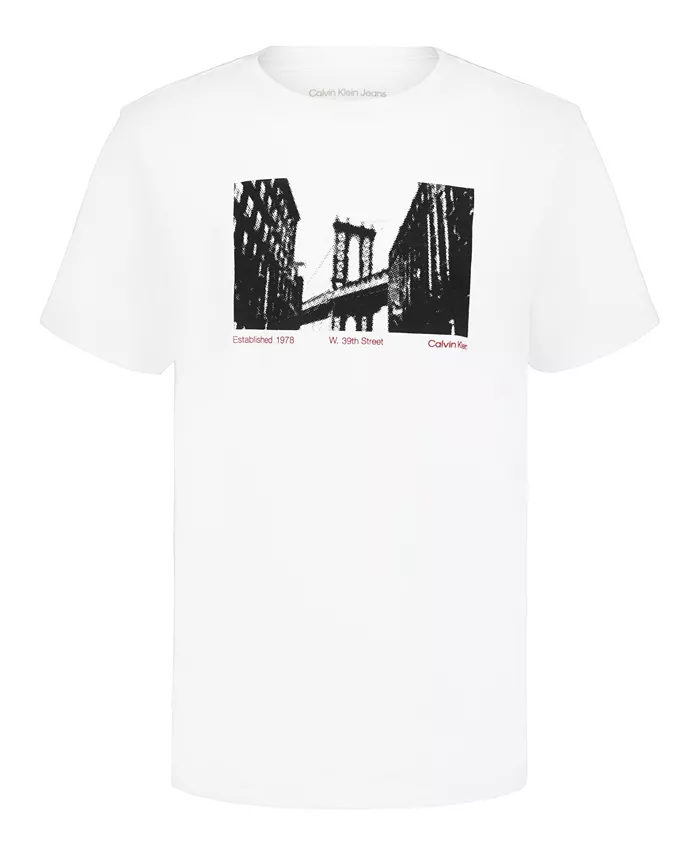 Футболка с коротким рукавом Big Boys Manhattan Bridge Calvin Klein
Футболка с коротким рукавом Big Boys Manhattan Bridge Calvin Klein