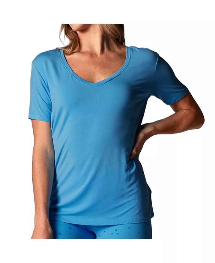 Женская повседневная футболка с v-образным вырезом Tavi, синий
Женская повседневная футболка с v-образным вырезом Tavi, синий