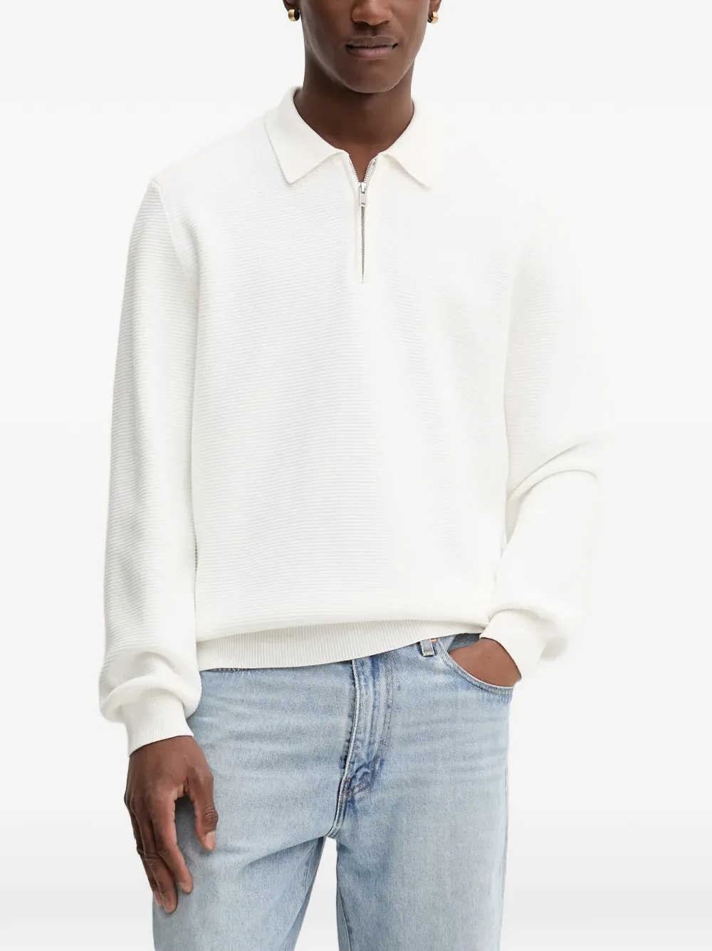 Хлопковый свитер Hugo, белый
Хлопковый свитер Hugo, белый