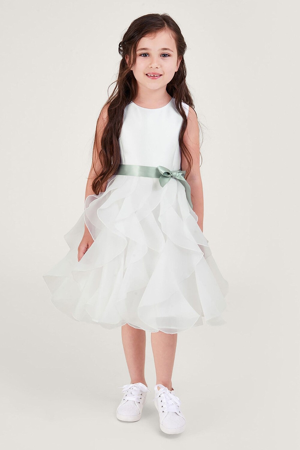 Платье подружки невесты из тюля с бантом Monsoon, белый
Платье подружки невесты из тюля с бантом Monsoon, белый