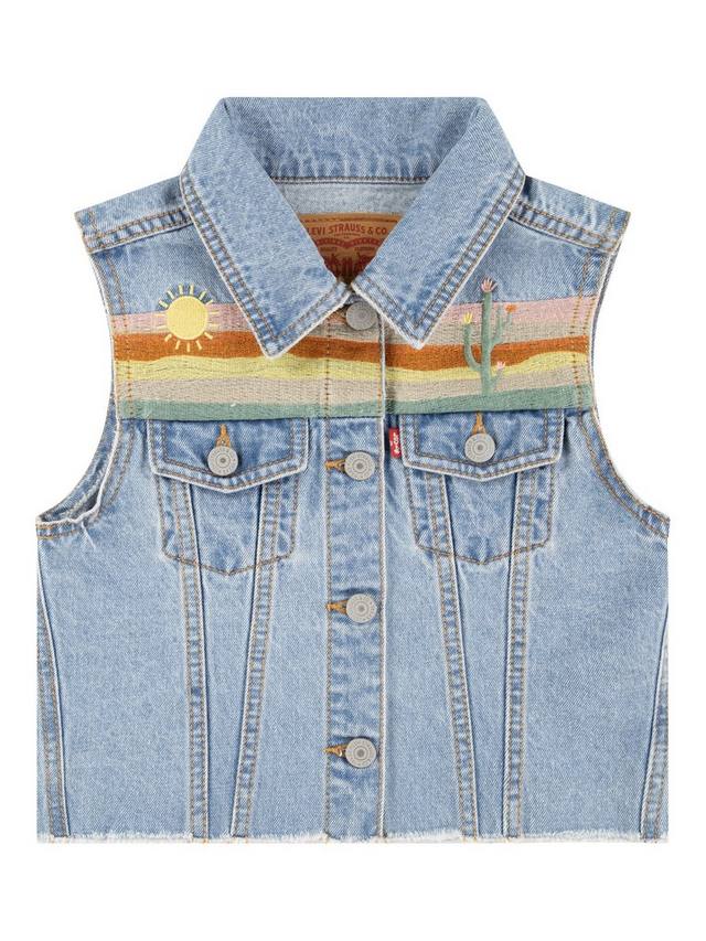 Детский джинсовый жилет с вышивкой Levi's, Desert Sky
Детский джинсовый жилет с вышивкой Levi's, Desert Sky