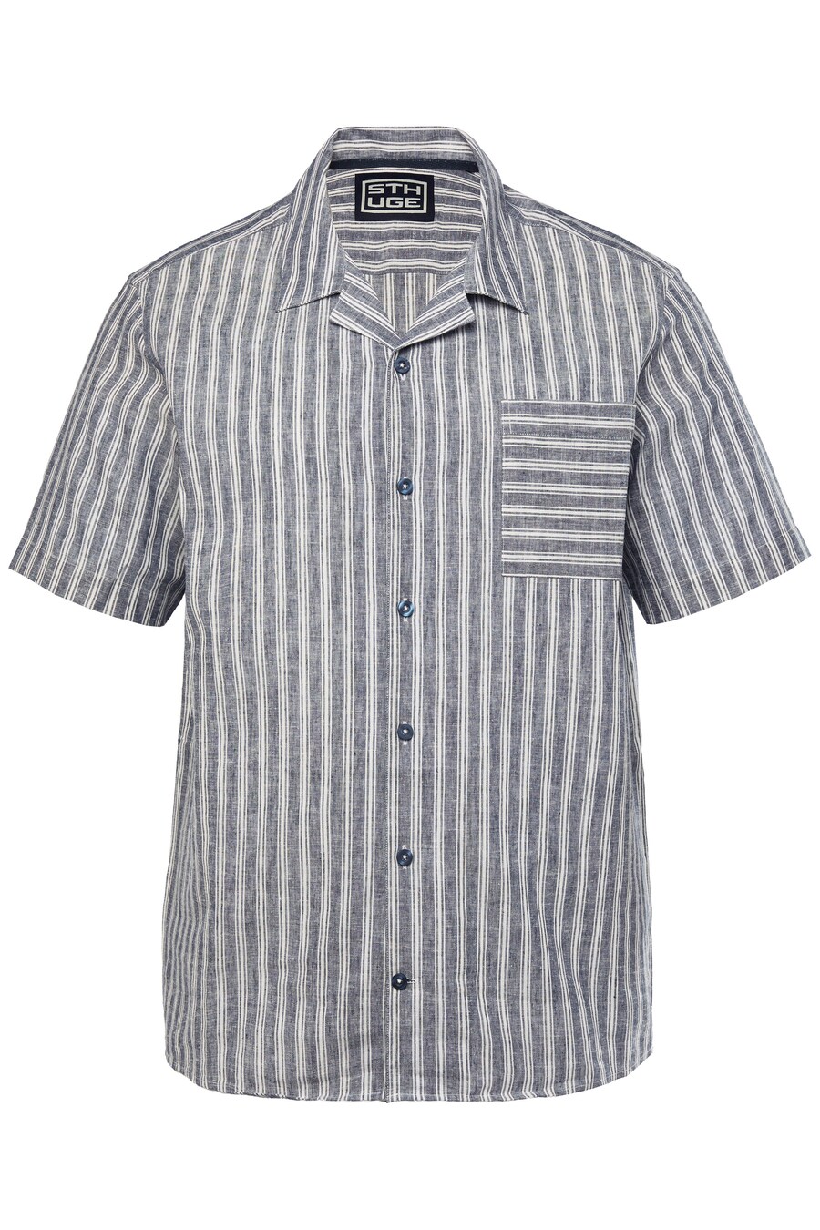 Рубашка на пуговицах классического кроя STHUGE, темно-синий
Рубашка на пуговицах классического кроя STHUGE, темно-синий