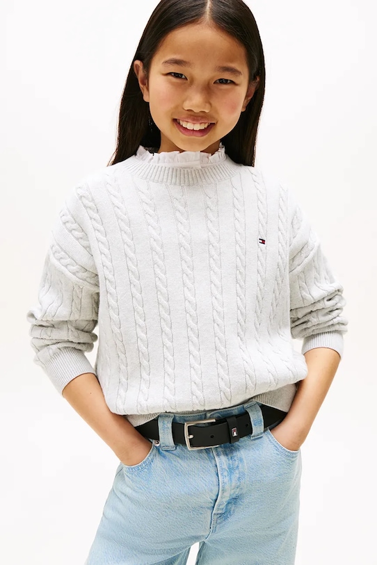 Детский хлопковый свитер Tommy Hilfiger, серый
Детский хлопковый свитер Tommy Hilfiger, серый