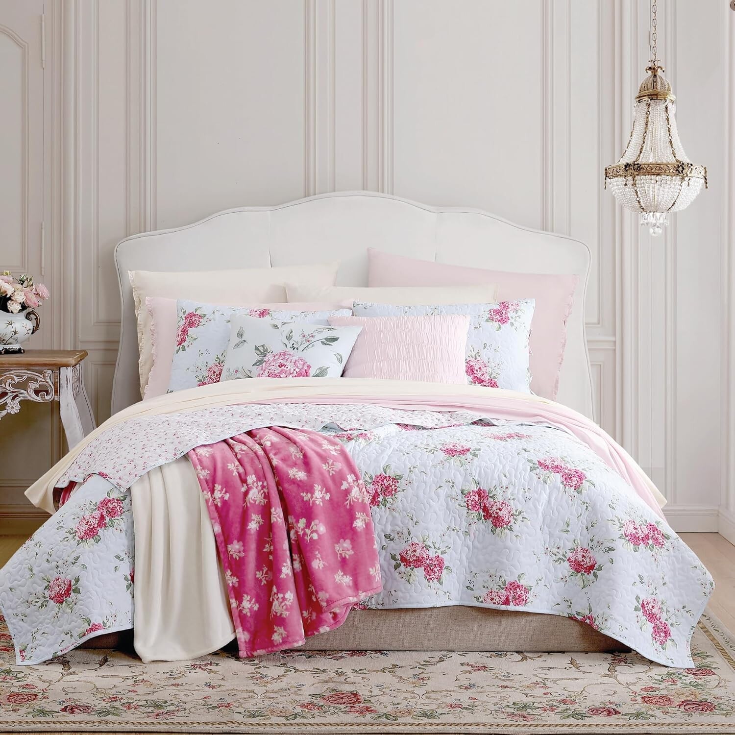 Shabby Chic® — комплект двойного одеяла, двустороннее хлопковое постельное белье с подходящей накидкой, элегантный домашний декор с цветочным рисунком на все времена года (Chloe Blue, Twin)
Shabby Chic® — комплект двойного одеяла, двустороннее хлопковое постельное белье с подходящей накидкой, элегантный домашний декор с цветочным рисунком на все времена года (Chloe Blue, Twin)