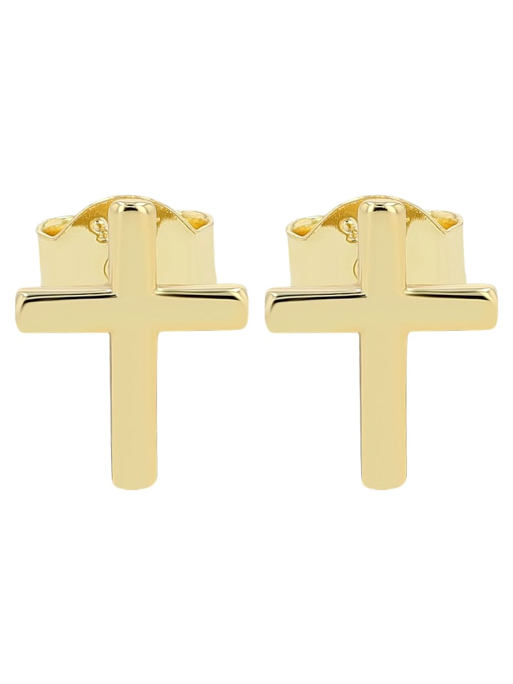 Adeliás Женские серьги - серьги-гвоздики в виде креста из серебра 925 пробы с золотым покрытием
Adeliás Женские серьги - серьги-гвоздики в виде креста из серебра 925 пробы с золотым покрытием