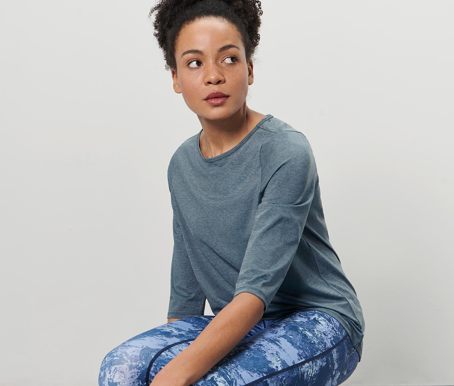 Функциональная рубашка с рукавом 3/4 Tchibo, темно-синий крапчатый
Функциональная рубашка с рукавом 3/4 Tchibo, темно-синий крапчатый