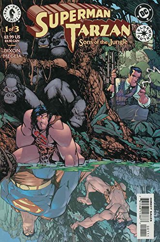 Superman/Tarzan: Sons of the Jungle, No. 1 of 3; Oct. 2001 (Dark Horse Comics)
Superman/Tarzan: Sons of the Jungle, No. 1 of 3; Oct. 2001 (Dark Horse Comics)