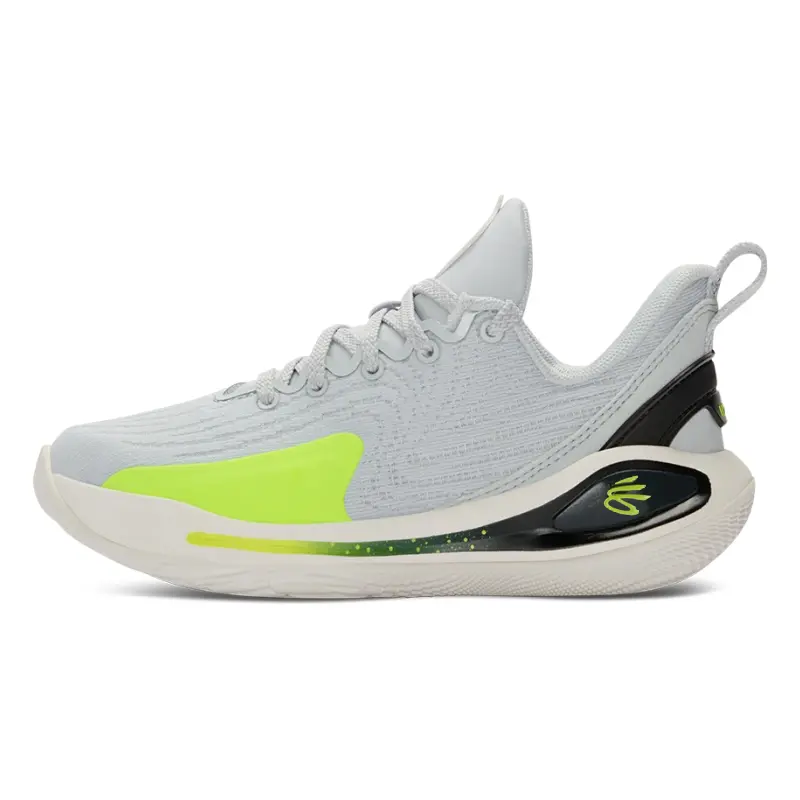 Баскетбольные кроссовки Curry 12 с низким верхом и противоскользящей амортизацией, серые, детские Under Armour, серый/зеленый/черный
Баскетбольные кроссовки Curry 12 с низким верхом и противоскользящей амортизацией, серые, детские Under Armour, серый/зеленый/черный