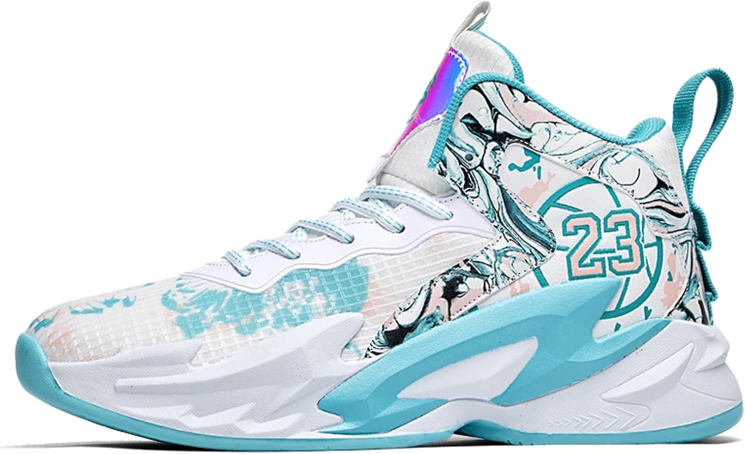 Мужские баскетбольные кроссовки с модным принтом Fazitiao, белый
Мужские баскетбольные кроссовки с модным принтом Fazitiao, белый