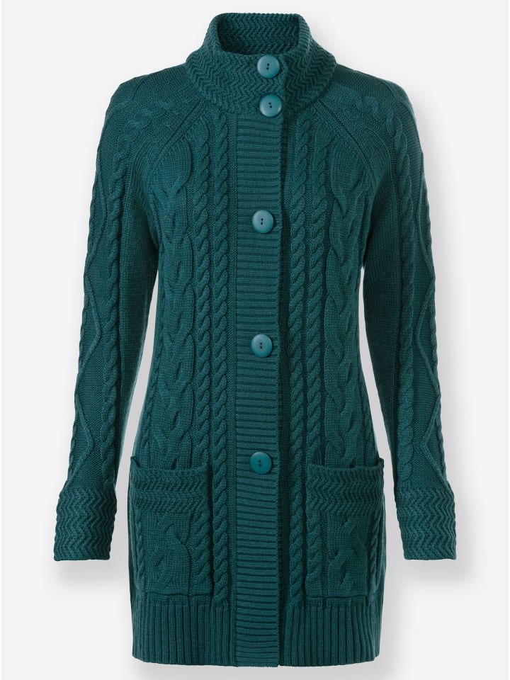 Длинный кардиган цвета петролеум WITT WEIDEN
Длинный кардиган цвета петролеум WITT WEIDEN