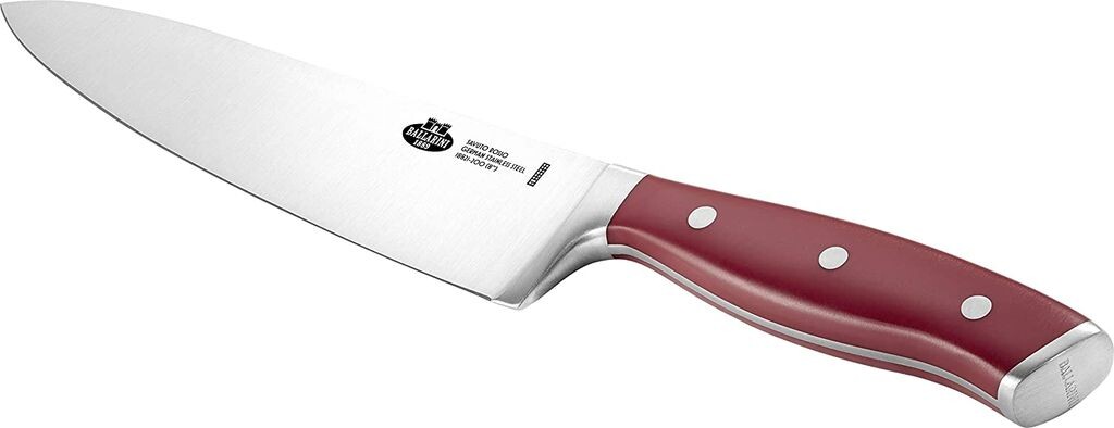 Нож Ballarini 18821-200-0 Savuto Rosso Chef's Нож с красной ручкой, нержавеющая сталь
Нож Ballarini 18821-200-0 Savuto Rosso Chef's Нож с красной ручкой, нержавеющая сталь