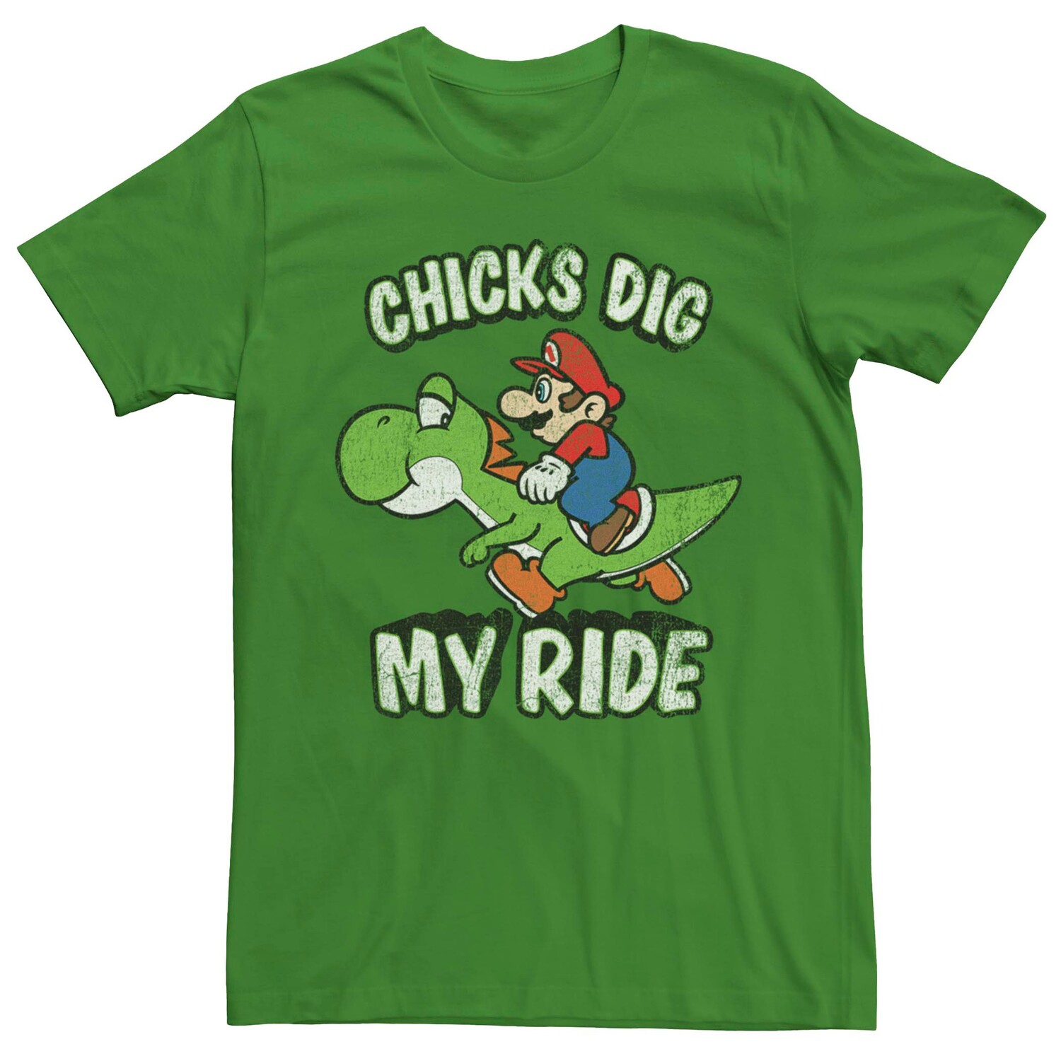 Мужская футболка Nintendo Mario & Yoshi Chicks Dig My Ride в стиле ретро Licensed Character
Мужская футболка Nintendo Mario & Yoshi Chicks Dig My Ride в стиле ретро Licensed Character