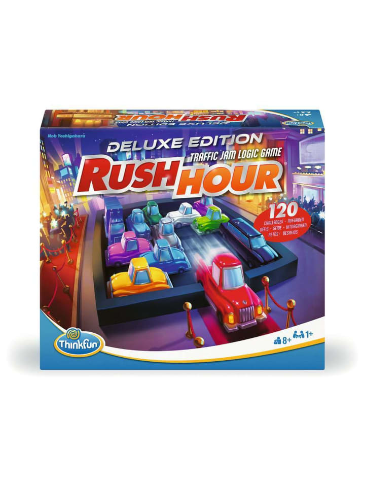 Развивающая игра Thinkfun Rush Hour Deluxe в красочном исполнении
Развивающая игра Thinkfun Rush Hour Deluxe в красочном исполнении