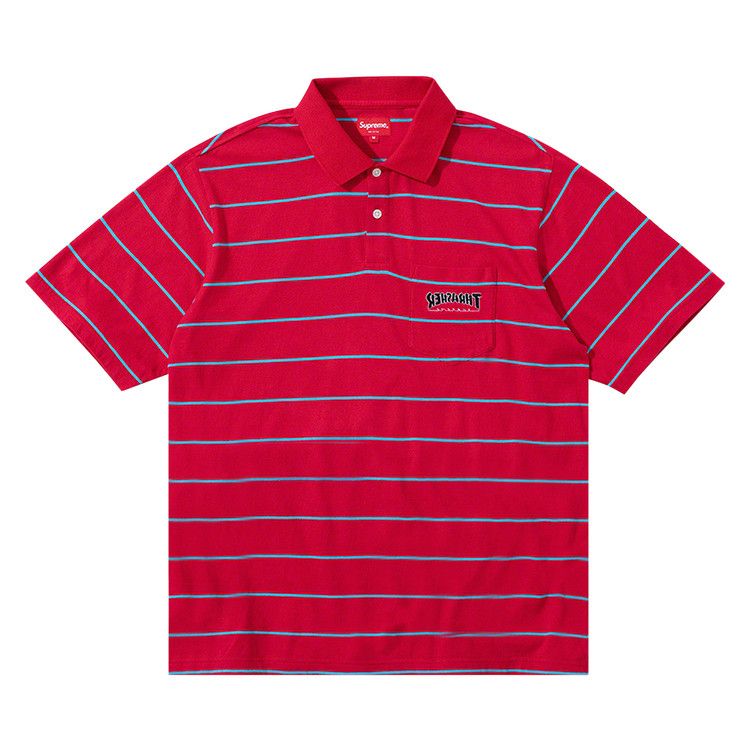Поло Supreme x Thrasher Stripe Polo, Red
Поло Supreme x Thrasher Stripe Polo, Red