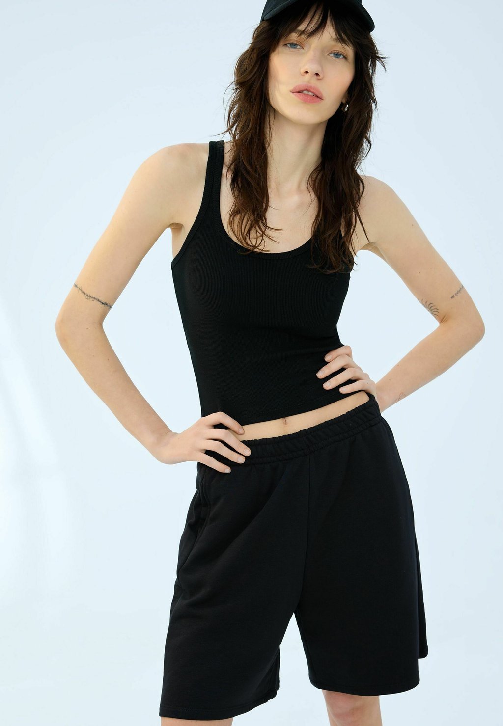 Шорты Bershka, черный
Шорты Bershka, черный