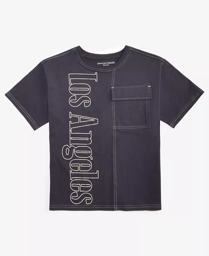 Футболка с коротким рукавом Big Boys Los Angeles с принтом Grayson Threads Kids, The Label, черный
Футболка с коротким рукавом Big Boys Los Angeles с принтом Grayson Threads Kids, The Label, черный